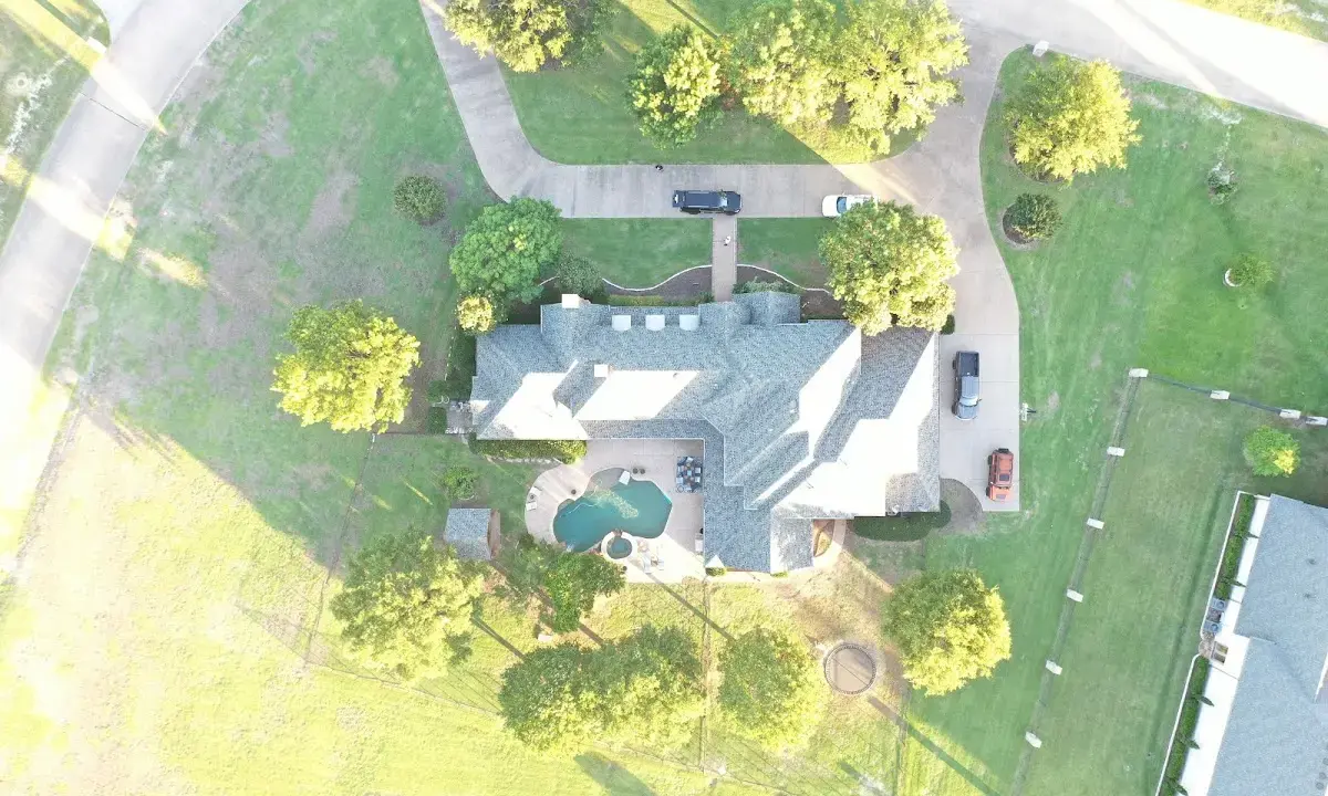 New shingle roof installation on a home in Cedar Lake